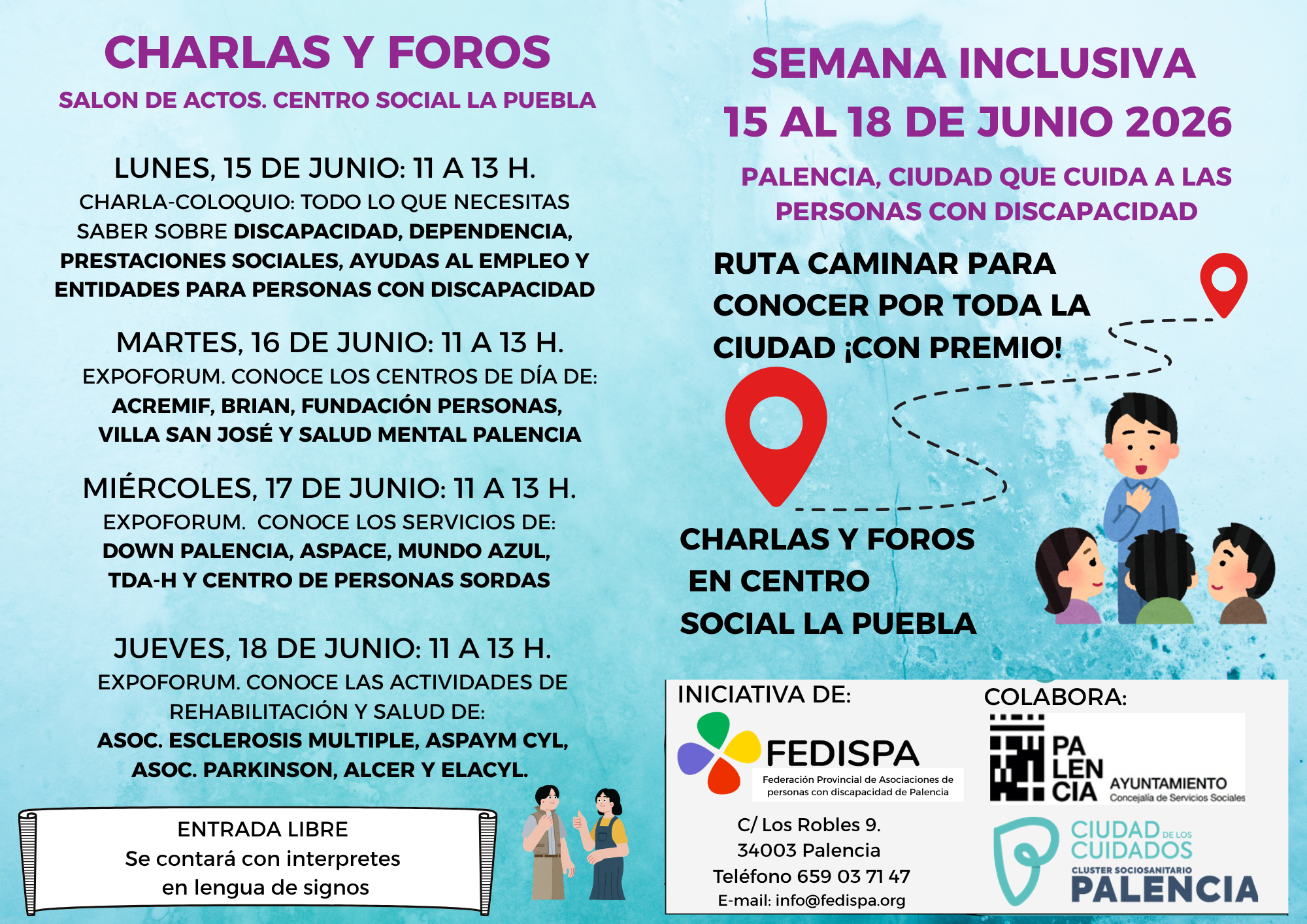 Palencia, ciudad que cuida a las personas con discapacidad